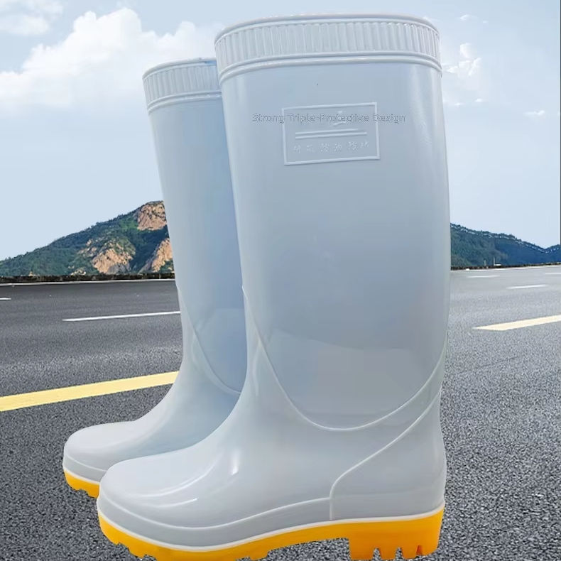 Wodoodporne buty z PCV, odporne na kurz